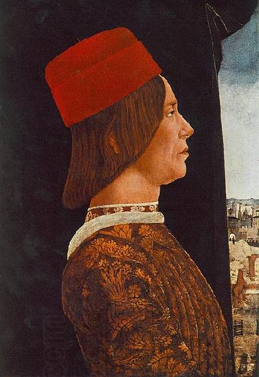 Ercole Roberti Portrait of Giovanni II Bentivoglio oil painting picture